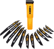 DeWalt Reciprocating saw blade set BiM (12x) Reciprocating saw blades