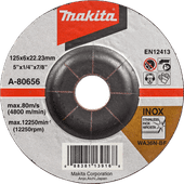 Makita Grinding Disc Stainless Steel 125mm grinding disc