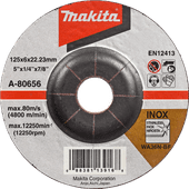 Makita Grinding Disc Stainless Steel 125mm 125mm grinding disc