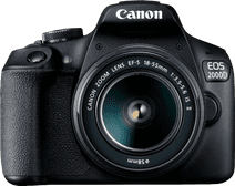 Canon EOS 2000D + 18-55mm IS II Top 10 der meistverkauften Spiegelreflexkameras