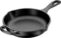 Le Creuset Runde Tiegel-Bratpfanne 23 cm Mattschwarz Gusseiserne Bratpfanne