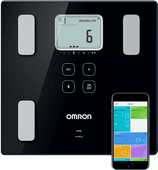 Omron VIVA Schwarz Bluetooth-Waage