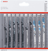 Bosch Professional 10-piece Jigsaw Blade Set (Universal) Jigsaw blade