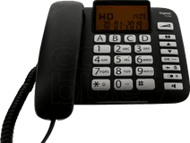 Gigaset DL580 Black Senior citizens phone