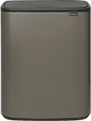 Brabantia Bo Touch Bin 2 x 30 Liter Platinum Brabantia Bo Mülleimer