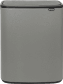 Brabantia Bo Touch Bin 2 x 30 Liter Mineral Concrete Grey  Touch-Mülleimer