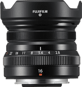 Fujifilm XF 16mm f/2.8 R WR Schwarz Objektiv für Fujifilm Kamera
