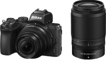 Nikon Z50 + 16-50 mm f/3.5-6.3 VR + 50-250 mm f/4.5-6.3 VR Kamera mit WLAN