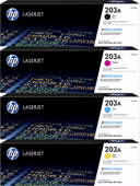 HP 203A Toner Multipack Toner für HP Drucker