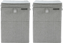 Brabantia Wäschebox Grey Doppelpack Wäschekorb