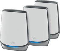 NETGEAR Orbi RBK853 3-pack WiFi solution for working from home in a townhouse