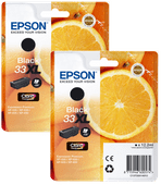 Epson 33XL Patrone Schwarz Doppelpack Epson 33 Patrone