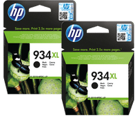 HP 934XL Cartridges Black Duo Pack Cartridge for HP Officejet Pro printers