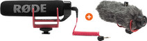 RODE Videomic GO + DeadCat GO Red camera microphone