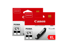 Canon CLI-571XL Patronen Fotoschwarz Doppelpack Patrone für Canon PIXMA TS Drucker