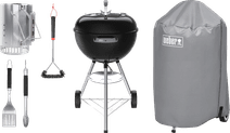 Weber Original Kettle 47 cm Schwarz Starterset Kugelgrill