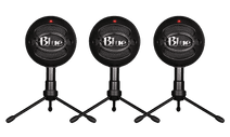 Blue Snowball Black Ice 3-pack Podcast microphone