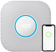 Google Nest Protect 2nd Generation Battery - White Smoke detector