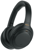 Sony WH-1000XM4 Black Headphones for on the go