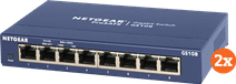 Netgear GS108 2er-Pack Netzwerk-Switch