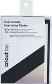 Cricut Joy Insert Cards 12-pack Black/Holographic Material for Cricut Joy cutting machine