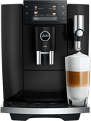 JURA E8 Piano Black (ED) Kaffeevollautomat mit durchschnittlicher Hilfe bei der Pflege