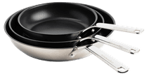 KitchenAid Stainless Steel Frying Pan Set 20 + 24 + 28cm Frying pan