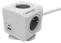 Allocacoc PowerCube Power Strip with USB-A and USB-C Ports Power strip