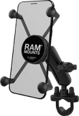 RAM Mounts U-Bolt Phone Mount Motorcycle Handlebar Large iPhone holder