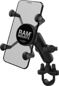 RAM Mounts U-Bolt Phone Mount Motorcycle Handlebar Small iPhone holder