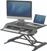 Fellowes Lotus LT Black Sit-Stand workstation