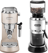 De'Longhi Dedica Metallics EC 785 Crème + Kaffeemühle Kaffeemaschine Angebot