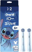 Oral-B iO Sanfte Reinigung Stitch (2 Stück) Aufsteckbürste gegen Zahnfleischentzündungen
