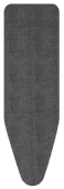 Brabantia Ironing Board Cover B, 124x38cm - Denim Black Brabantia ironing board cover