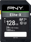 PNY Elite-X SDXC Speicherkarte 128 GB 100 MB/s SD-Karte