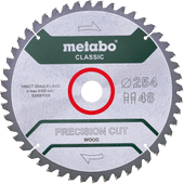 Metabo Saw Blade Precision Cut Wood 254x30x1.8mm 48T Metabo saw blade