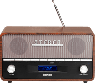 Denver DAB-36 Dunkelbraun Retro Radio