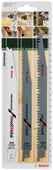 3-teiliges Säbelsägeblatt-Set von Bosch (Holz und Metall) Säbelsägeblätter