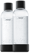 Mysoda Woody Bottles 2x 1L Carafe