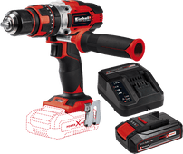 Einhell TE-CD 18/48 Li-i Solo + Starterset 18 V 2,5 Ah Einhell Bohrer und Schrauber