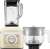 KitchenAid Artisan K400 5KSB4026EAC Crème + Zitruspressenaufsatz KitchenAid weiß