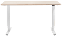 Ahrend Brisk Elektrischer Sitz-Steh-Schreibtisch 120 x 80 Weiß/Eiche Weißer Schreibtisch