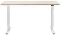 Ahrend Brisk Elektrischer Sitz-Steh-Schreibtisch 160 x 80 Weiß/Eiche Weißer Schreibtisch