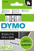 DYMO D1 12mm x 7m Black White Labels Dymo label