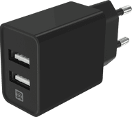 XtremeMac Ladegerät mit 2 USB-A-Anschlüssen 12 W Schwarz OnePlus Ladegerät