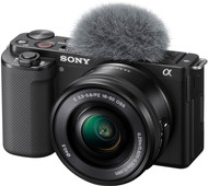 Sony ZV-E 10 + E PZ 16-50mm f/3.5-5.6 OSS Kamera mit WLAN