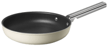 SMEG Frying Pan 24cm Cream Frying pan with non-stick coating