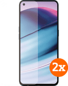Azuri Tempered Glass OnePlus Nord 2 / Nord CE Displayschutzfolie Doppelpack Oneplus Displayschutzfolie