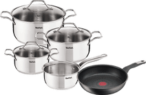 Tefal Intuition Kochgeschirrset 4-teilig + Unlimited Bratpfanne 28 cm Tefal Pfanne mit Standard-Antihaftbeschichtung