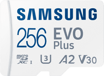 Samsung EVO Plus 256 GB microSDXC UHS-I U3 130 MB/s Full HD & 4K UHD Speicherkarte mit Ada Speicherkarte